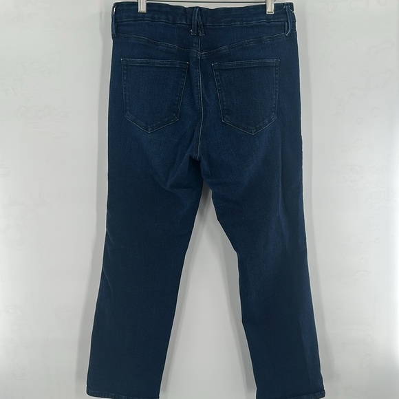 Good American Good Legs High Rise Straight Stretch Jean Blue 224 14 - Picture 6 of 8